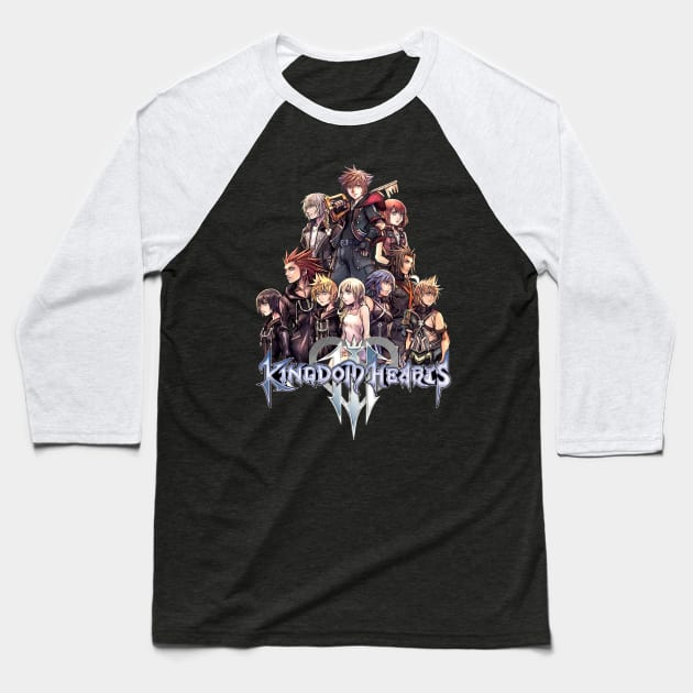 Kingdom Hearts Baseball T-Shirt by michelo13